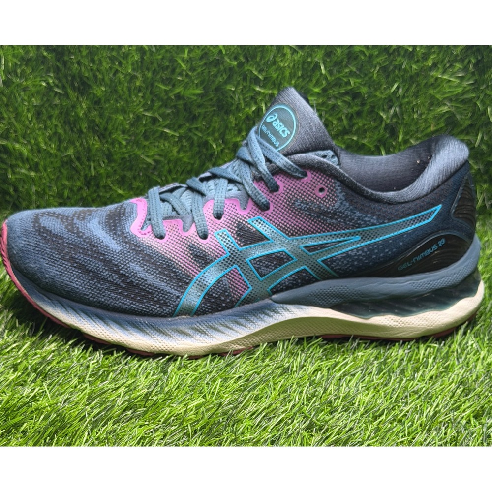 Asics Gel-Nimbus 23 Womens Running Shoes Blue Pink 1012A885 Size 10